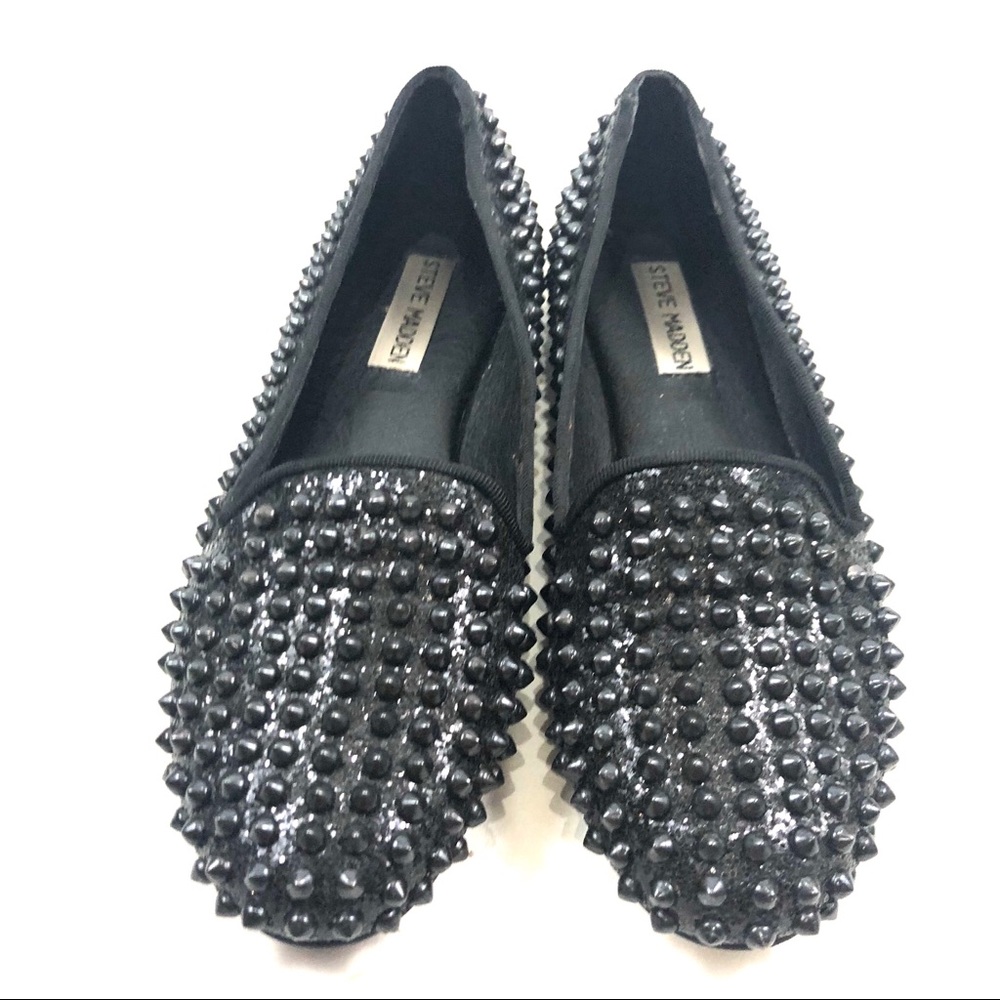 ❤️Steve Madden Studly black flats 7.5